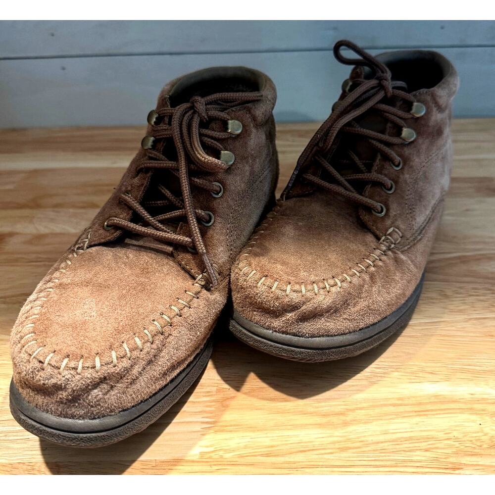 Vintage Faded Glory Women's Cheyenne Taupe Suede Chukka Boots Size 8